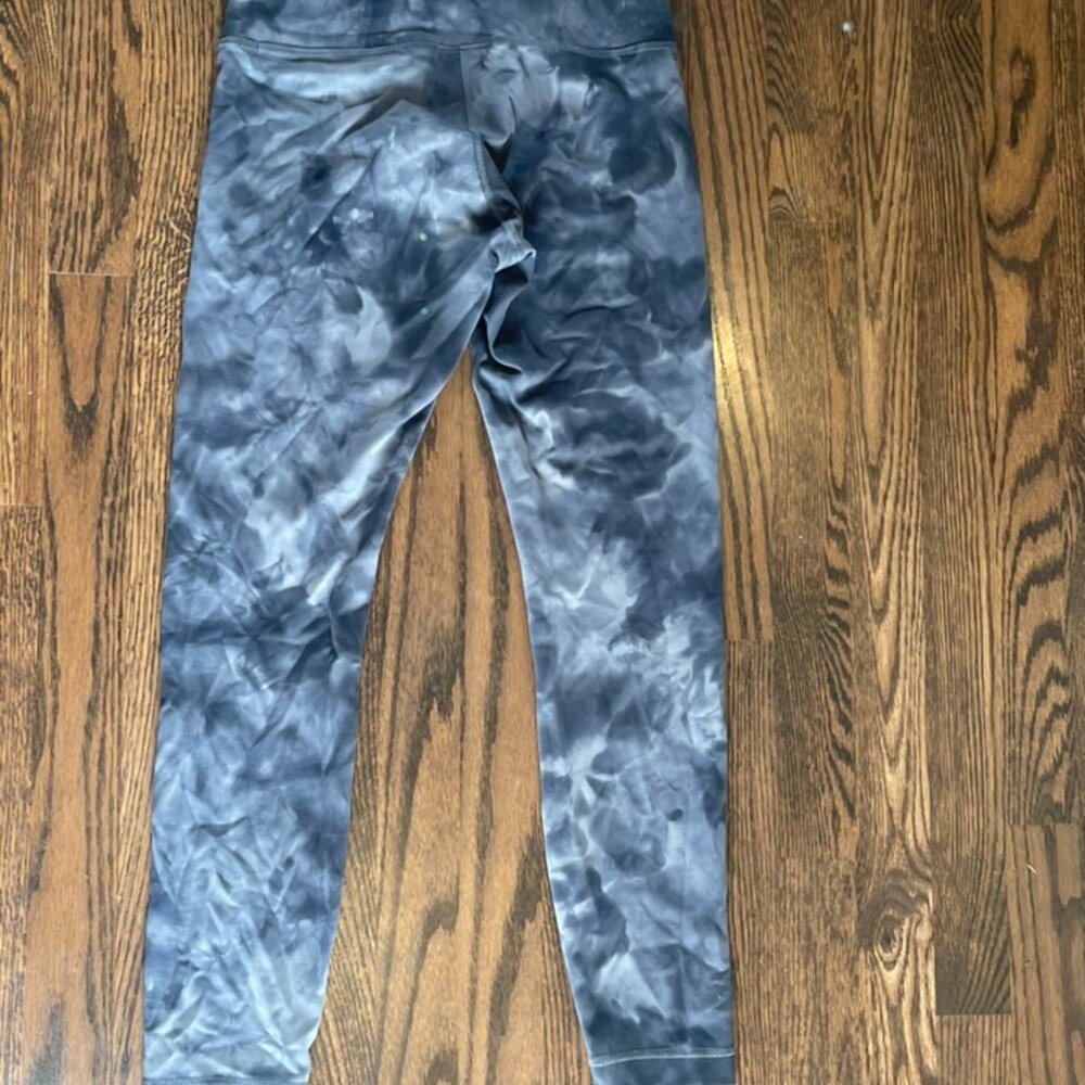 Lulu Wunder Train High-Rise Tight 25", Diamond Dye Pitch Grey Graphite Grey, 6 - Picture 3 of 7